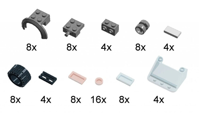 L-W Toys Kreativní set pro stavbu aut